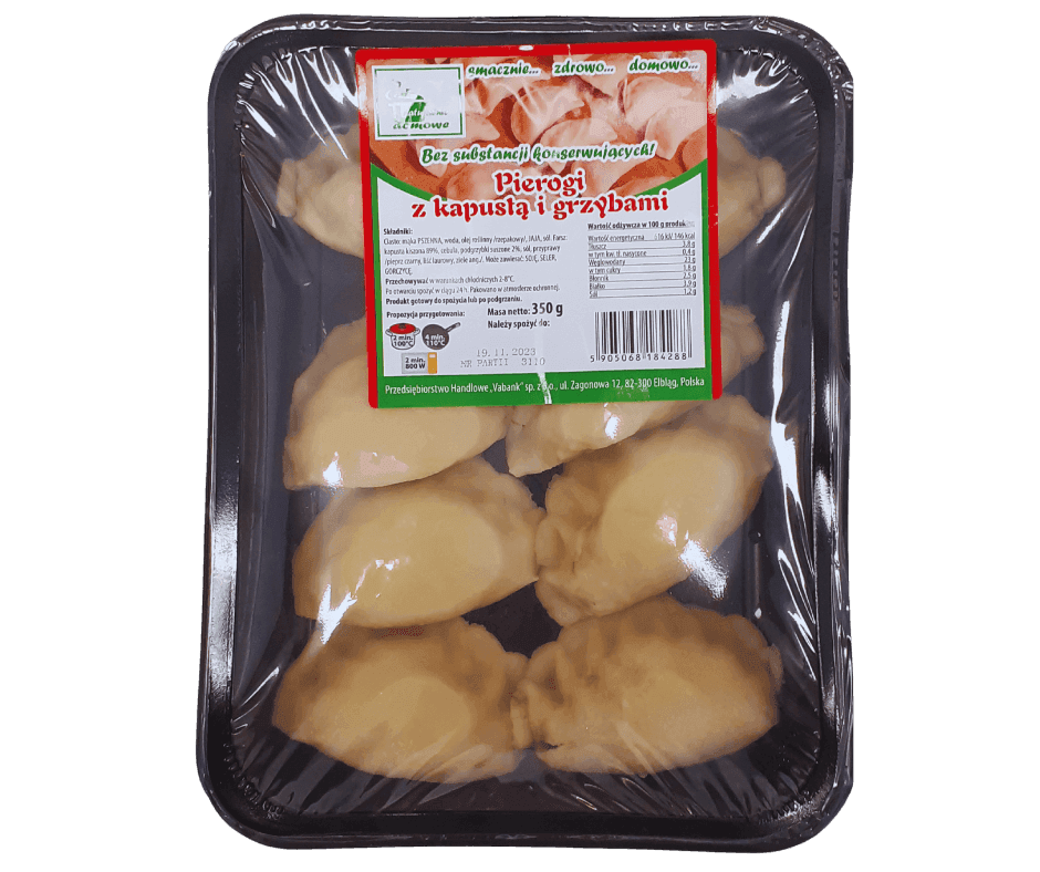 Pierogi z kapustą i grzybami